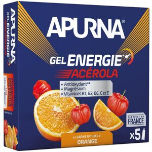 Pack of 5 gels Apurna Energie Acérola Orange - 35g Bleu One size Unisex Pack of 5 gels Apurna Energie Acérola Orange - 35g Bleu One size Unisex