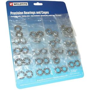 Set of 20 pairs of front hub ball cages Weldtite 4,762 mm Argenté One size Unisex Set of 20 pairs of front hub ball cages Weldtite 4,762 mm Argenté One size Unisex