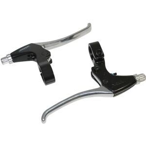 Pair of brake levers for mountain bike 4 fingers alu Newton V-Brake Argenté One size Unisex Pair of brake levers for mountain bike 4 fingers alu Newton V-Brake Argenté One size Unisex