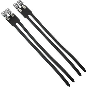 Pair of double-spoke foot straps P2R Ref 21937 Noir One size Unisex Pair of double-spoke foot straps P2R Ref 21937 Noir One size Unisex