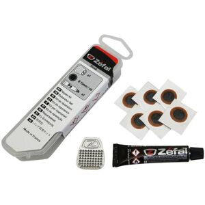 Road tube repair kit - box 4 patches 15mm + glue 5g + steel rape with instructions Zefal Gris One size Unisex Road tube repair kit - box 4 patches 15mm + glue 5g + steel rape with instructions Zefal Gris One size Unisex
