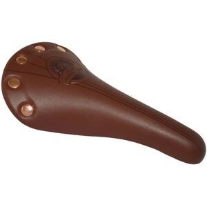 Road saddle with steel rail rivets Newton Vintage Marron 278x155 mm Unisex Road saddle with steel rail rivets Newton Vintage Marron 278x155 mm Unisex