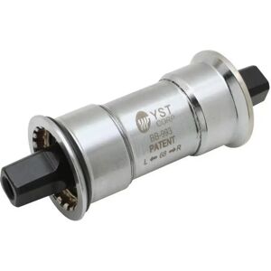 Square bottom bracket repair 2 bearings without thread Newton 110 mm Argenté 110 mm Unisex Square bottom bracket repair 2 bearings without thread Newton 110 mm Argenté 110 mm Unisex