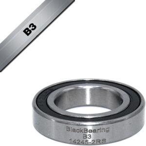 Black Bearing MR14245-2RS - 14x24x5mm - Steel Roller Bearing Black Bearing MR14245-2RS - 14x24x5mm - Steel Roller Bearing