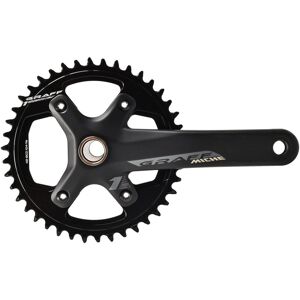 Miche 175 mm Crankset - Black - 42T Miche 175 mm Crankset - Black - 42T