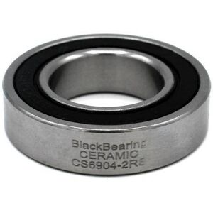 Ceramic bearing Black Bearing 6904-2RS - 20 x 37 x 9 mm Argenté One size Unisex Ceramic bearing Black Bearing 6904-2RS - 20 x 37 x 9 mm Argenté One size Unisex