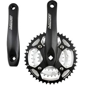 Compatible triple aluminum crankset Sélection CGN L170 Lasco 9V Noir 22/32/42T Unisex Compatible triple aluminum crankset Sélection CGN L170 Lasco 9V Noir 22/32/42T Unisex