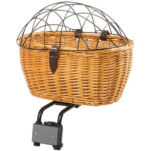 Front/rear wicker basket Frame attachment with protective grille Sélection CGN Animaux Beige 430x295x220 mm Unisex Front/rear wicker basket Frame attachment with protective grille Sélection CGN Animaux Beige 430x295x220 mm Unisex
