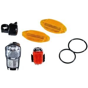 battery light front+rear+bell+reflector (handlebar/seatpost attachment) Sélection CGN Spanninga Noir One size Unisex battery light front+rear+bell+reflector (handlebar/seatpost attachment) Sélection CGN Spanninga Noir One size Unisex