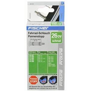 Fischer 26-inch narrow valve inner tube - bike accessory Fischer 26-inch narrow valve inner tube - bike accessory