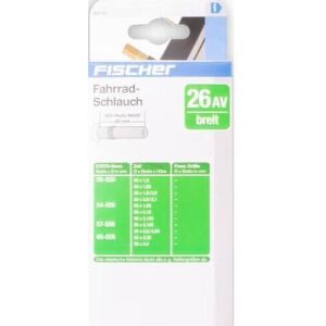 Large schrader valve inner tube Fischer 26 Noir 26 50/60-559 Unisex Large schrader valve inner tube Fischer 26 Noir 26 50/60-559 Unisex