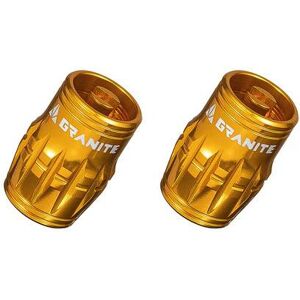 Valve caps Granite Design CNC Schrader/Demonte Obus Juicy Nipples (x2) Doré One size Unisex Valve caps Granite Design CNC Schrader/Demonte Obus Juicy Nipples (x2) Doré One size Unisex