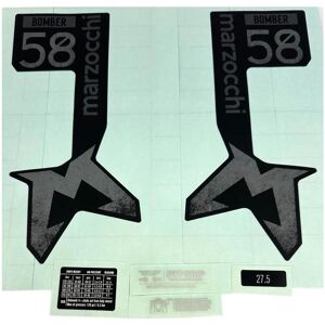 Bike fork sticker Marzocchi 2024 Bomber 58 Noir One size Unisex Bike fork sticker Marzocchi 2024 Bomber 58 Noir One size Unisex