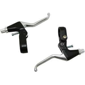 Pair of brake levers 3 fingers alu Newton Cantilver V-Brake Argenté One size Unisex Pair of brake levers 3 fingers alu Newton Cantilver V-Brake Argenté One size Unisex