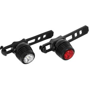 Bike light kit usb on handlebars-seatpost leds (delivered with fixings) - rechargeable usb Newton 22B Noir One size Unisex Bike light kit usb on handlebars-seatpost leds (delivered with fixings) - rechargeable usb Newton 22B Noir One size Unisex