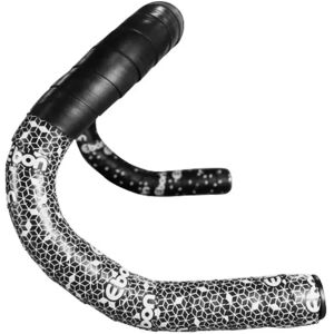 White degraded handlebar tape with caps Newton Ebon Noir 200 cm Unisex White degraded handlebar tape with caps Newton Ebon Noir 200 cm Unisex