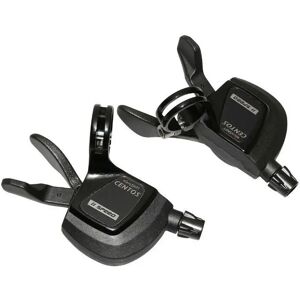 Pair of levers for double flat handlebars P2R Push-Pull Shimano Noir One size Unisex Pair of levers for double flat handlebars P2R Push-Pull Shimano Noir One size Unisex