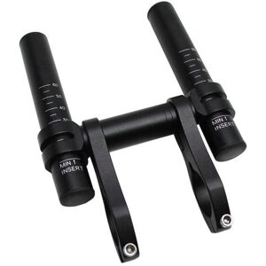 Pair of mini time trial handlebar extenders P2R Sub8 280g Noir 31.8/25.8 mm Unisex Pair of mini time trial handlebar extenders P2R Sub8 280g Noir 31.8/25.8 mm Unisex