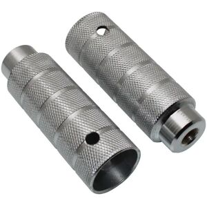 Pair of foot rests bmx aluminum for 14mm axle P2R Argenté 38 mm Unisex Pair of foot rests bmx aluminum for 14mm axle P2R Argenté 38 mm Unisex