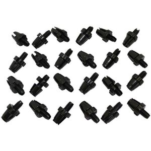 Bag of 25 hollow screw tensioner bicycle cable slit aluminum P2R M10 Noir 10 mm Unisex Bag of 25 hollow screw tensioner bicycle cable slit aluminum P2R M10 Noir 10 mm Unisex