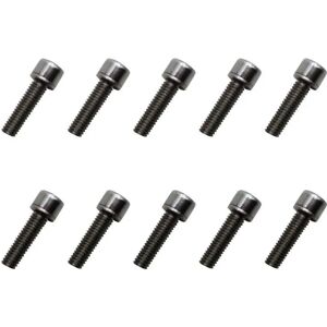Set of 10 chrome plated stem screws P2R Argenté M5x18 mm Unisex Set of 10 chrome plated stem screws P2R Argenté M5x18 mm Unisex