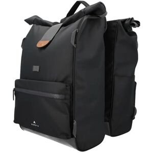 Rear bag with adjustable straps and velcro fastening P2R Hapo G Roll Top Noir 2x25 L Unisex Rear bag with adjustable straps and velcro fastening P2R Hapo G Roll Top Noir 2x25 L Unisex