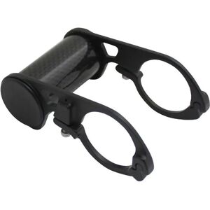 Carbon bike computer holder for handlebars 31.8mm P2R 32g Noir 45x25 mm Unisex Carbon bike computer holder for handlebars 31.8mm P2R 32g Noir 45x25 mm Unisex