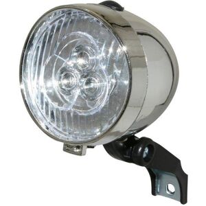 front battery light on fork led chrome delivered with 3 batteries aaa P2R Retro Noir One size Unisex front battery light on fork led chrome delivered with 3 batteries aaa P2R Retro Noir One size Unisex