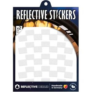 REFLECTIVE BERLIN Checker Bike Wheel Reflector Sticker REFLECTIVE BERLIN Checker Bike Wheel Reflector Sticker