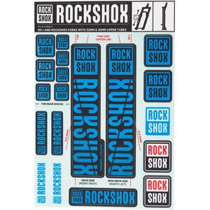 Bike fork sticker kit until 2018 Rockshox Bleu 30/32 mm Unisex Bike fork sticker kit until 2018 Rockshox Bleu 30/32 mm Unisex