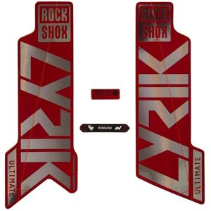 Glossy sticker kit Rockshox Lyrik Ult 27/29 Rouge One size Unisex Glossy sticker kit Rockshox Lyrik Ult 27/29 Rouge One size Unisex