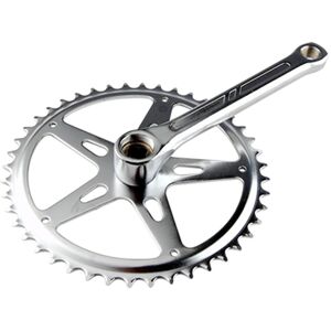 L150 Futura single steel crankset Sélection CGN Cycle Argenté 44T / 24" Unisex L150 Futura single steel crankset Sélection CGN Cycle Argenté 44T / 24" Unisex