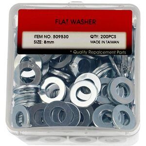 Steel flat washer Sélection CGN Cycle (x200) Argenté 5x10x1 mm Unisex Steel flat washer Sélection CGN Cycle (x200) Argenté 5x10x1 mm Unisex