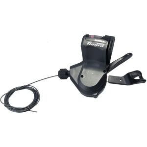 Left handlebar shifter for flat handlebars Shimano SL-4700 Tiagra Rapidfire Plus 2 v Noir 1800 mm Unisex Left handlebar shifter for flat handlebars Shimano SL-4700 Tiagra Rapidfire Plus 2 v Noir 1800 mm Unisex