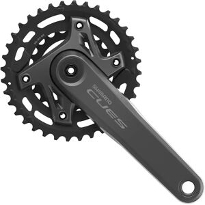 Double crankset Shimano Cues FC-U6000-2B 9/10/11V Noir 22/36T Unisex Double crankset Shimano Cues FC-U6000-2B 9/10/11V Noir 22/36T Unisex