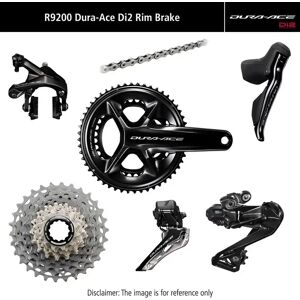 Complete group Shimano Dura Ace DI2 R9200 Noir 170 mm/54x40T/11-30T Unisex Complete group Shimano Dura Ace DI2 R9200 Noir 170 mm/54x40T/11-30T Unisex
