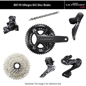 Complete bike group Shimano Ultegra DI2 R8170 175 mm, 11-34T Noir 52x36T Unisex Complete bike group Shimano Ultegra DI2 R8170 175 mm, 11-34T Noir 52x36T Unisex