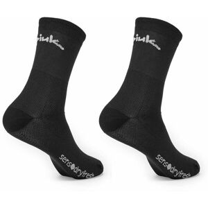 Pairs of medium socks Spiuk Anatomic (x2) Noir 48/51 Unisex Pairs of medium socks Spiuk Anatomic (x2) Noir 48/51 Unisex