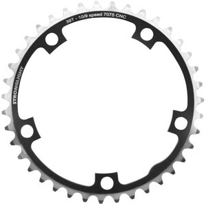 Indoor road plate Stronglight 5BRA 7075 SHIMANO 11-10V. Noir 11/10 speed 130 mm/39T Unisex Indoor road plate Stronglight 5BRA 7075 SHIMANO 11-10V. Noir 11/10 speed 130 mm/39T Unisex