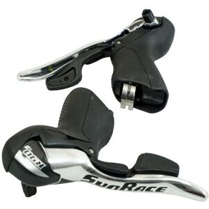 Pair of aluminum brake levers Sunrace Shimano Noir One size Unisex Pair of aluminum brake levers Sunrace Shimano Noir One size Unisex