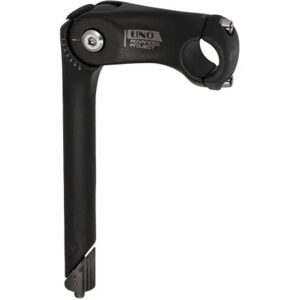 Adjustable diving stem with 25.4 handlebars Uno Noir 80 mm Unisex Adjustable diving stem with 25.4 handlebars Uno Noir 80 mm Unisex