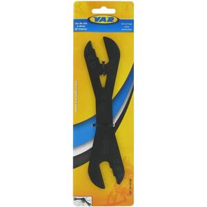 Cone wrench for wheel Var Moy (x2) Noir One size Unisex Cone wrench for wheel Var Moy (x2) Noir One size Unisex