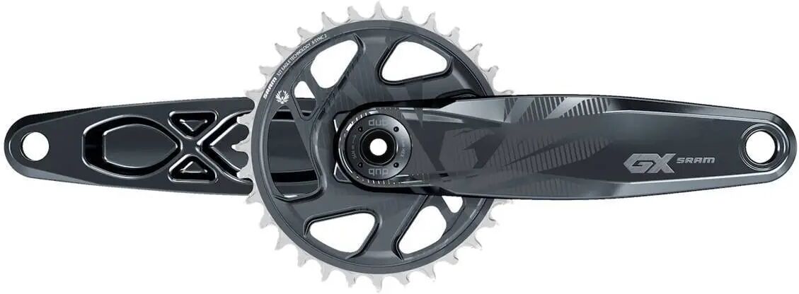 MTB crankset Sram Pdl Sram Gx Eagle Bst Dub Dm 32D Xsync2 Lunar (Bb N.I.) Noir 165 mm Unisex