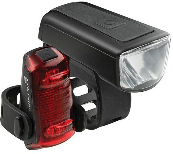 Set of front and rear bicycle lights Axa Dwn 30 Dwn Led Usb-C Noir One size Unisex