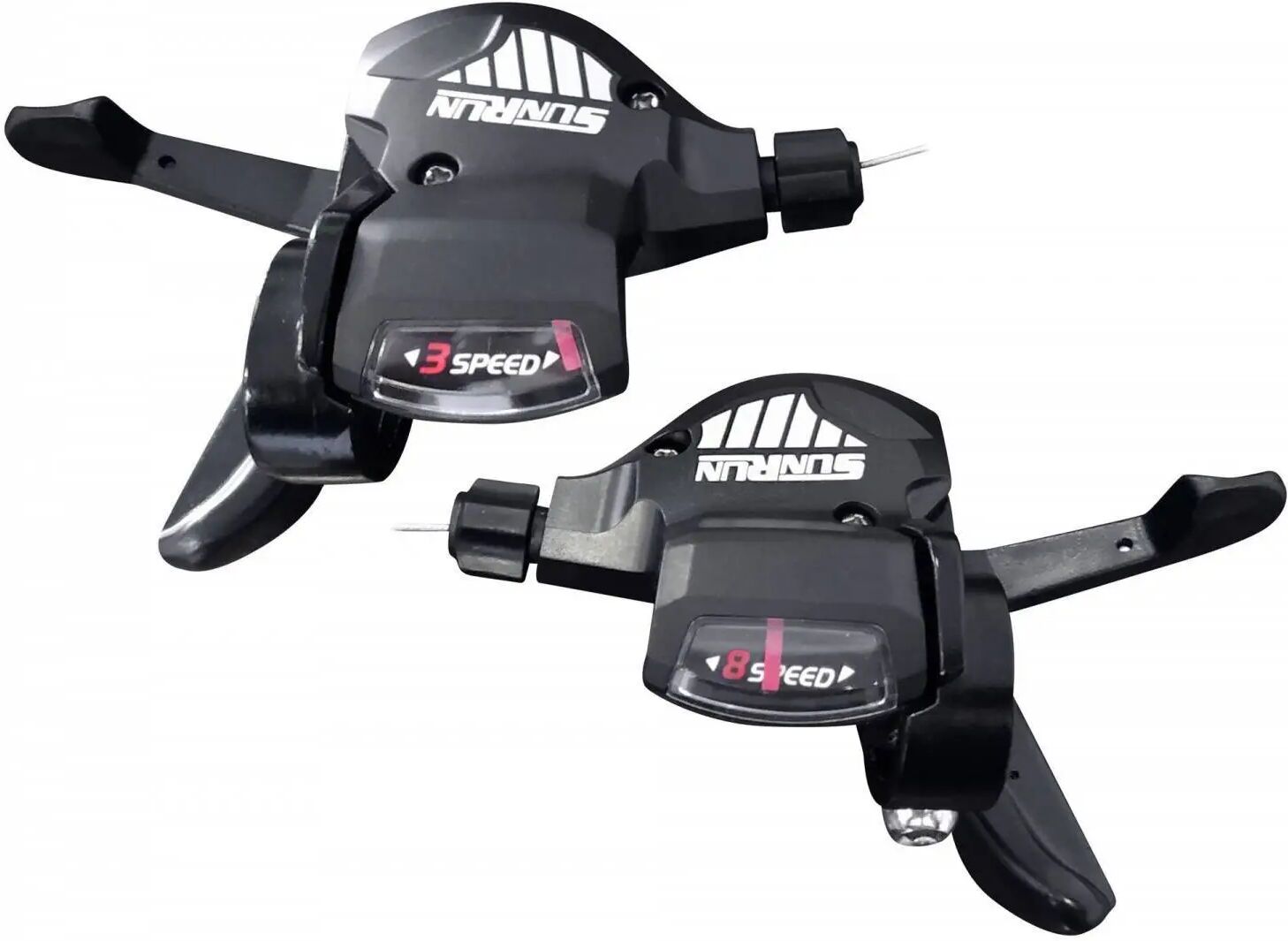 Speed control assembly Sunrun KD-34 Noir 3x8 speeds Unisex