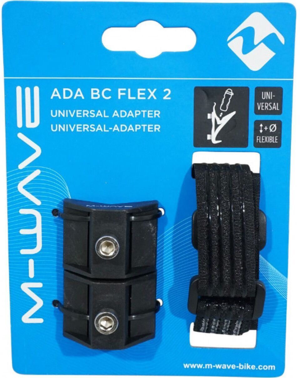 Bottle holder and mini pump holder on velcro for muscle bike and vae P2R Noir One size Unisex