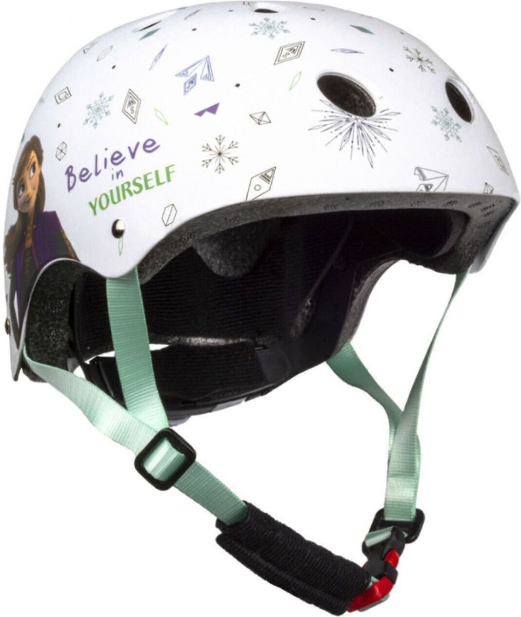 Bicycle helmet with child adjustment wheel Disney V3 Frozen 54-58 Blanc TU (54/58 cm) Unisex