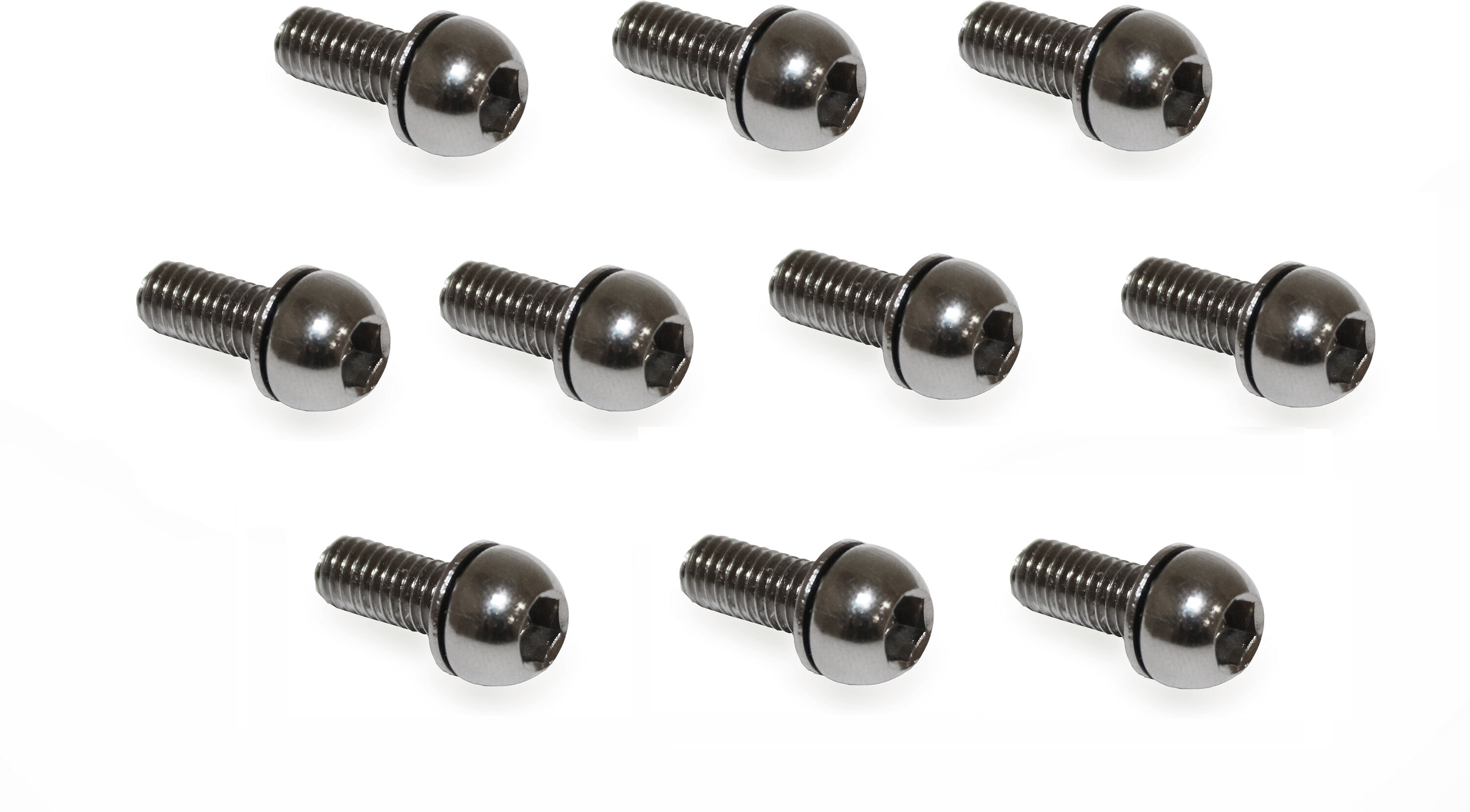 Bicycle water bottle holder screws Massi (x10) Noir M5 x 12 mm Unisex