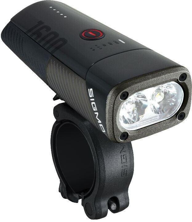 Battery-powered front bike light Sigma Buster Noir 38x108 mm Unisex