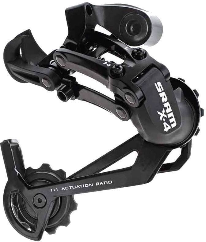 Mountain bike rear derailleur Sram X4 Long Cage Black (7.8.9V) Noir 9V Unisex
